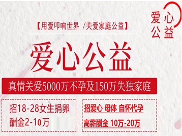 上犹捐卵助孕生子 爱心志愿者招募